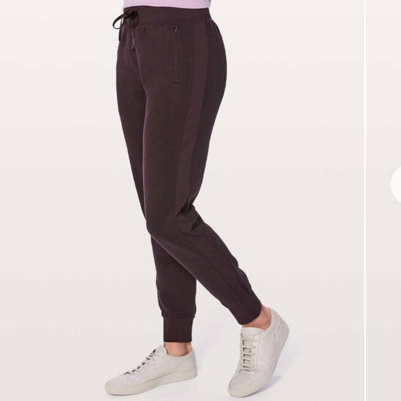 lululemon athletica Pants - Lululemon Get Going Jogger Black Cherry